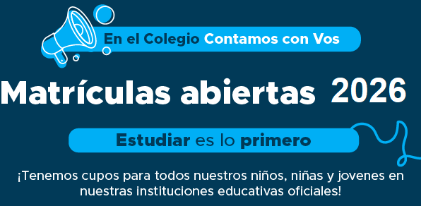 La Secretaría de Educación de Medellín tiene como misión garantizar la prestación del servicio educativo para la población, desde la educación inicial hasta la media, a través de políticas y estrategias de acceso, permanencia, calidad y pertinencia.